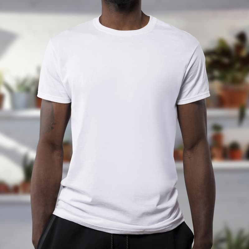 Classic White T-Shirt front view